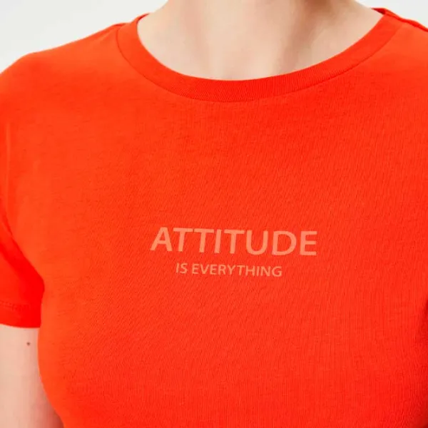 Футболка для женщин Koton 4SAK50101EK 100% хлопок/ Красный photo 5