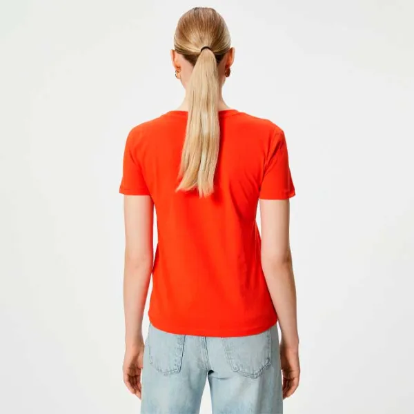 Tricou pentru femei Koton 4SAK50101EK 100% bumbac/ Red photo 4