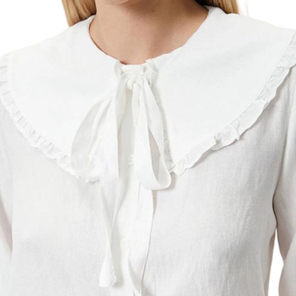 Cămașă pentru femei Koton 4SAK60046UW XL/ White photo 5 Cămașă pentru femei Koton 4SAK60046UW XL/ White photo 5