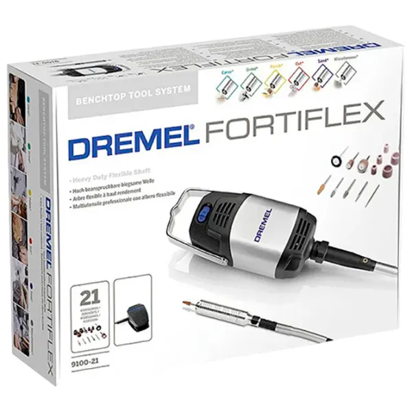Șlefuitor Dremel FORTIFLEX 9100-21 multifuncțional/ 300 W/ Silver photo 6