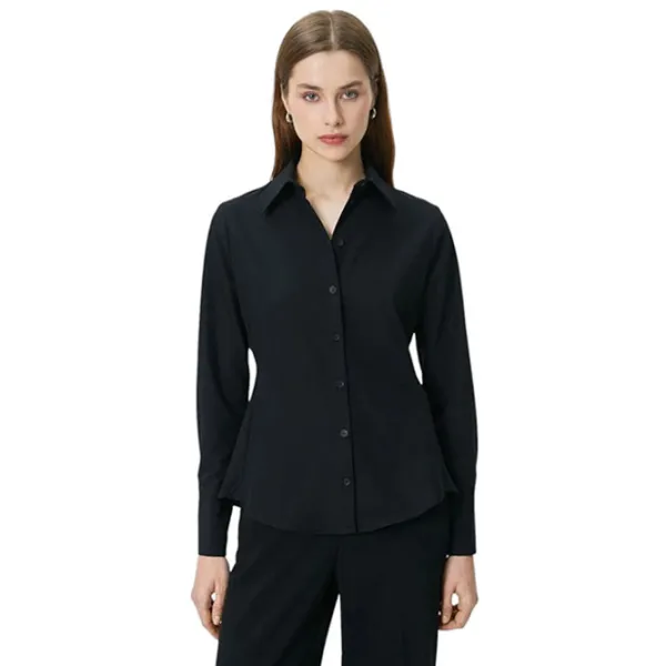 Cămașă pentru femei Koton 4SAK60231UW XXL/ Black photo 1