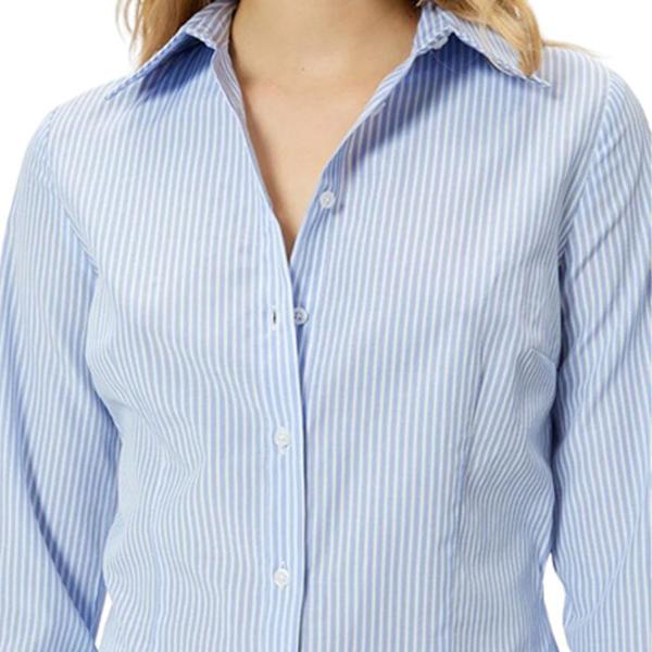 Рубашка для женщин Koton 4SAK60259UW S/ Blue Stripe photo 5 Рубашка для женщин Koton 4SAK60259UW S/ Blue Stripe photo 5