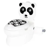 Горшок Pilsan Панда (07561) Унисекс/ 18+ месяцев/ Белый