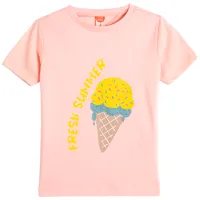 Tricou pentru fete Koton 4SMG10037AK 104 - 110 cm / Pink