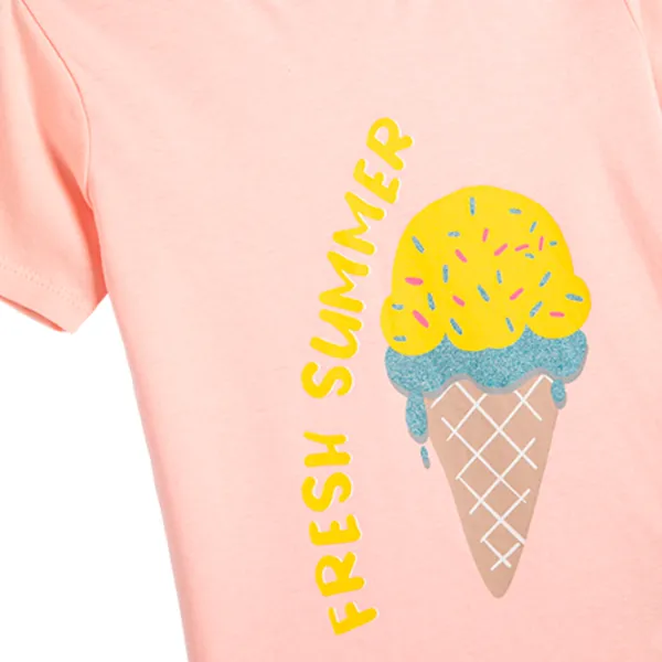 Tricou pentru fete Koton 4SMG10037AK 80 - 86 cm / Pink photo 3