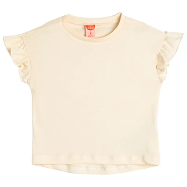 Tricou pentru fete Koton 4SMG10044AK 80 - 86 cm / Beige photo 1