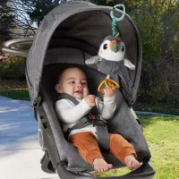 Jucărie moale Mattel Animals HNX66 0+/ Gray photo 5