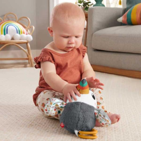 Мягкая игрушка Mattel Animals HNX66 0+/ Серый photo 6 Мягкая игрушка Mattel Animals HNX66 0+/ Серый photo 6