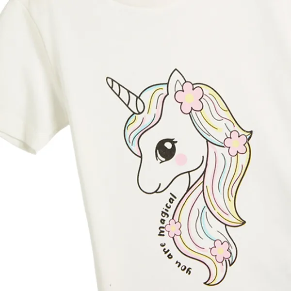 Tricou pentru fete Koton 4SMG10057AK 98 - 104 cm / Beige photo 3