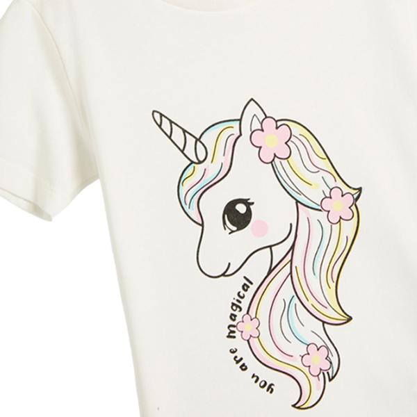 Tricou pentru fete Koton 4SMG10057AK 74 - 80 cm / Beige photo 3