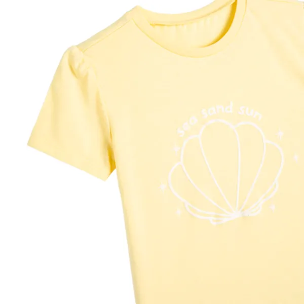 Tricou pentru fete Koton 4SMG10060AK 80 - 86 cm / Yellow photo 3 Tricou pentru fete Koton 4SMG10060AK 80 - 86 cm / Yellow photo 3