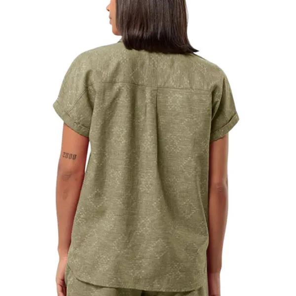 Рубашка для женщин Jack Wolfskin JW14040111010 L/ Dark Olive Green photo 2