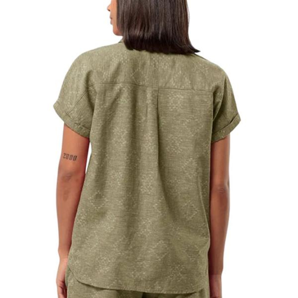 Рубашка для женщин Jack Wolfskin JW14040111010 XL/ Dark Olive Green photo 2