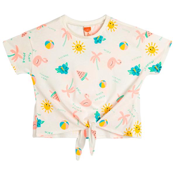 Футболка для девочек Koton 4SMG10071AK 80 - 86 см / Бежевый photo 1