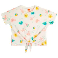 Футболка для девочек Koton 4SMG10071AK 98 - 104 см / Бежевый