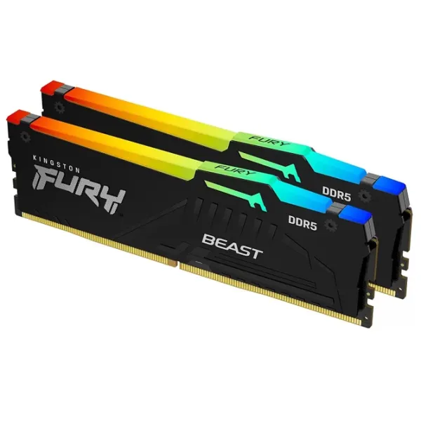 Оперативная память Kingston FURY Beast RGB KF564C32BBAK2-64 DDR5/ 64 ГБ photo 2