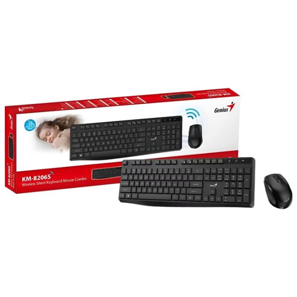 Tastatura & Mouse Genius KM-8206S Fără fir/ Black photo 4