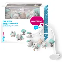Игрушка для колясок и кроваток BabyOno Animals 0443 0+/ Белый photo 4