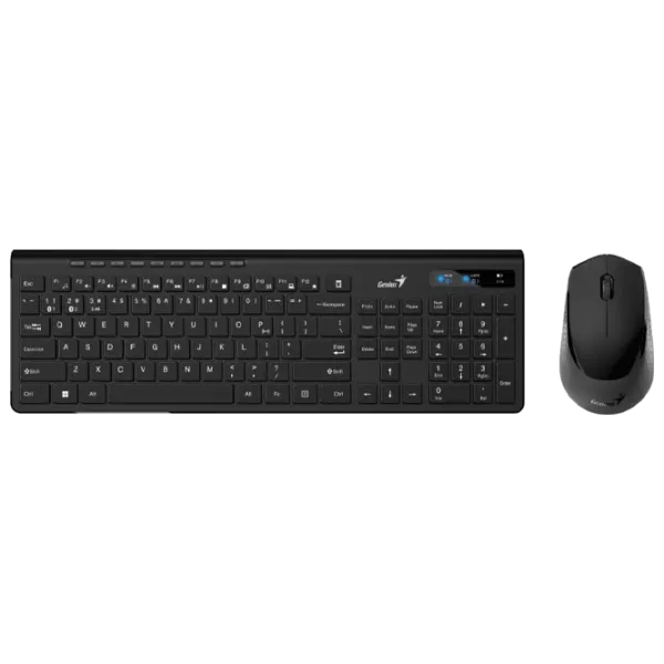 Tastatura & Mouse Genius SlimStar 8230 Fără fir/ Black photo 1