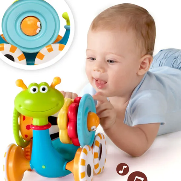 Jucarii muzicale Yook Crawl ´n´ Go Snail de la 6 luni photo 3