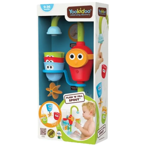 Игрушки для ванной Yook Flow ´n´ Fill Spout от 9 месяцев photo 1