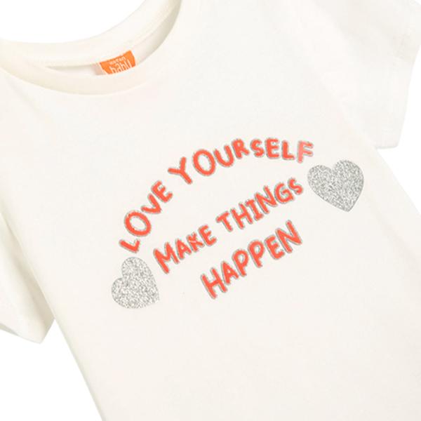 Футболка для девочек Koton 4SMG10088AK 98 - 104 см / Бежевый photo 3 Футболка для девочек Koton 4SMG10088AK 98 - 104 см / Бежевый photo 3