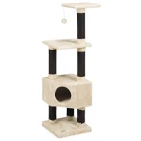 Когтеточка для кошек Beeztees Figado Напольная/ Кремовый