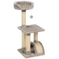 Ansamblu pentru pisici Beeztees Tanica Pe podea/ Gray