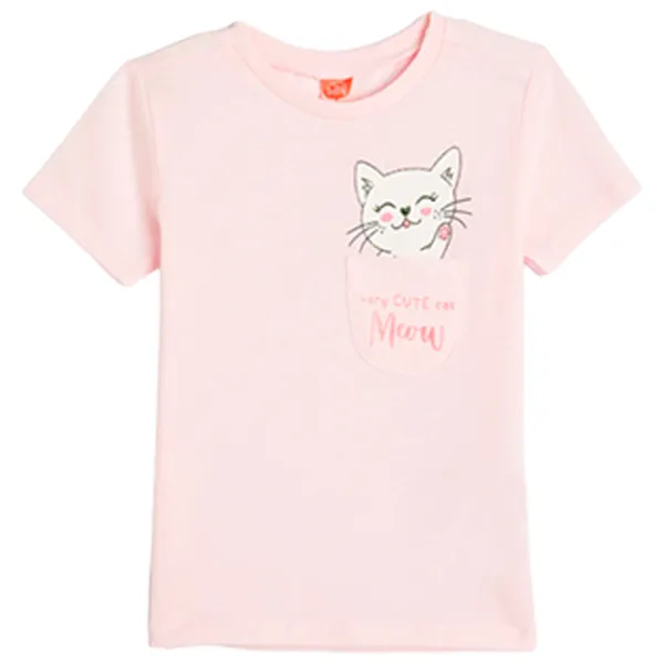 Tricou pentru fete Koton 4SMG10031AK 86 - 92 cm / Pink photo 1
