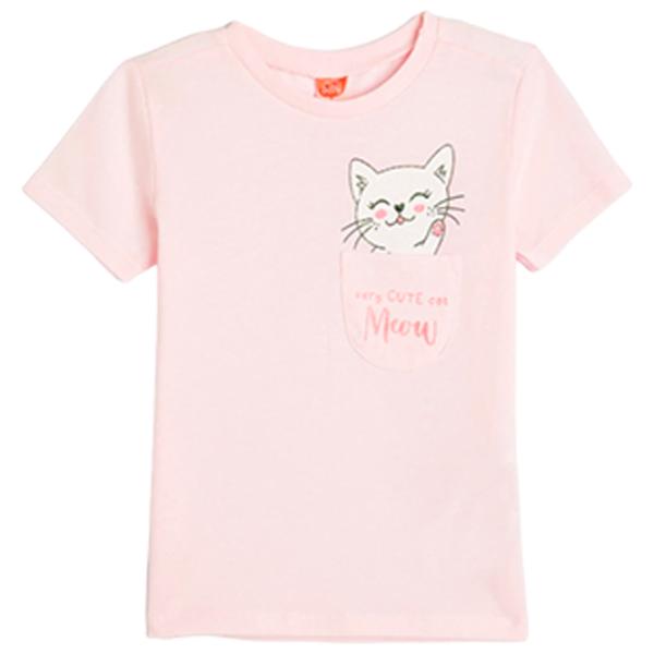 Tricou pentru fete Koton 4SMG10031AK 92 - 98 cm / Pink photo 1 Tricou pentru fete Koton 4SMG10031AK 92 - 98 cm / Pink photo 1