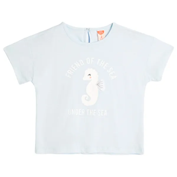 Tricou pentru fete Koton 4SMG10111AK 92 - 98 cm / Blue photo 1