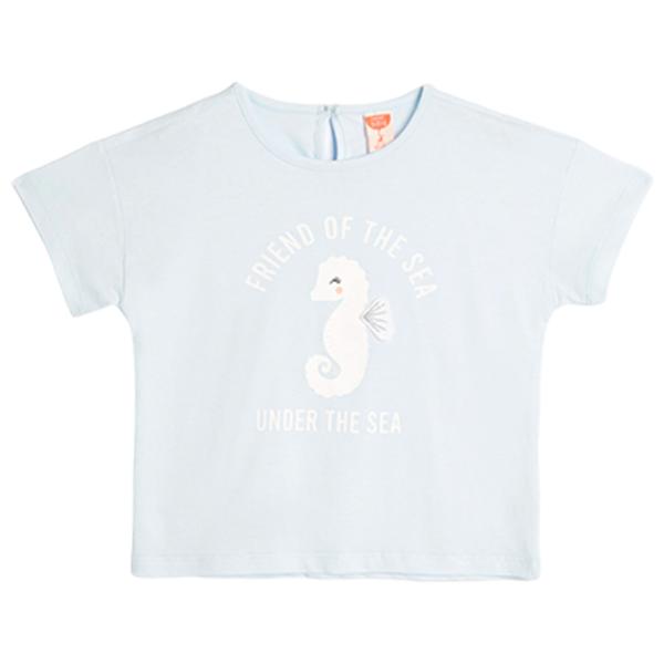 Tricou pentru fete Koton 4SMG10111AK 98 - 104 cm / Blue photo 1
