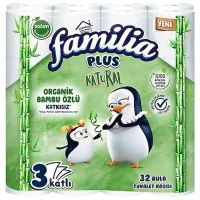 Hârtie igienică Familia Natural Cantitatea în set - 32/ Numărul de straturi - 3