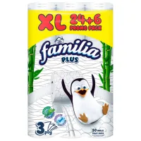 Туалетная бумага Familia Bambu Количество в наборе - 30/ Количество слоев - 3