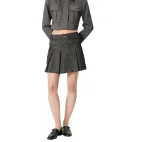 Fustă pentru femei Koton 4SAK70070UW XL/ Black