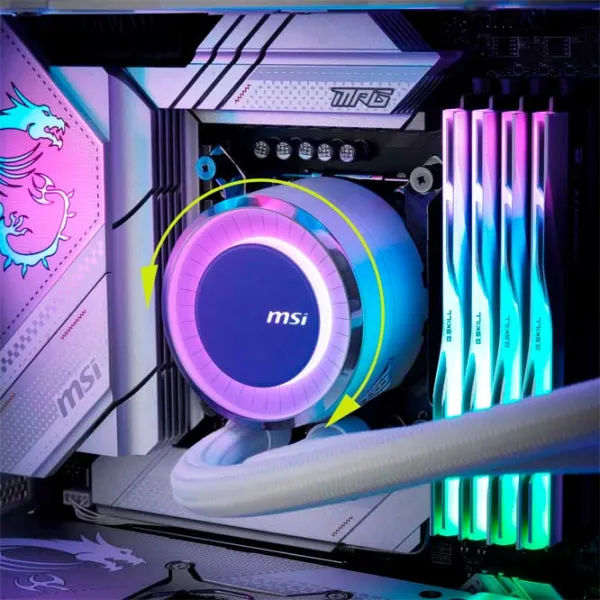 Cooler cu lichid MSI MAG CORELIQUID E360 Hidrodinamic/ 1800 rpm photo 5