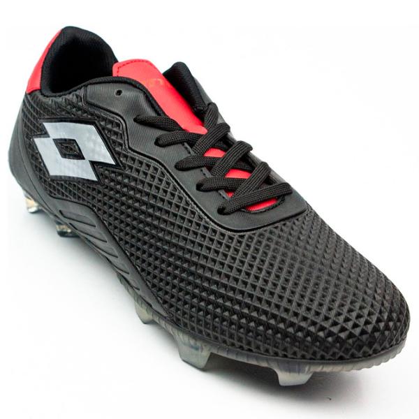 Ghete de fotbal pentru bărbați Lotto 3W FORCE FG 3PR 44/ Black photo 1