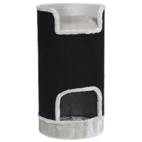 Когтеточка для кошек Beeztees Barrel Catchy Напольная/ Черный