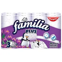 Hârtie igienică Familia Bambu Magic Flower Cantitatea în set - 16/ Numărul de straturi - 3