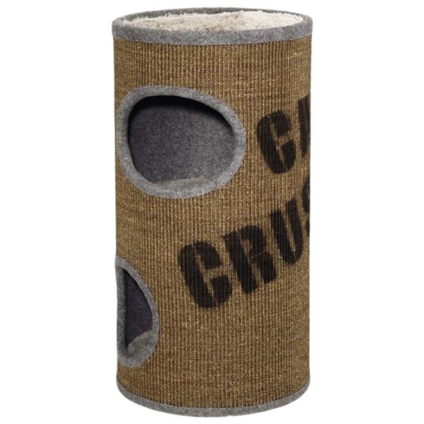 Когтеточка для кошек Beeztees Barrel Cats Crush Напольная/ Коричневый photo 1