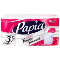 Hârtie igienică Papia B-Side Cantitatea în set - 16/ Numărul de straturi - 3