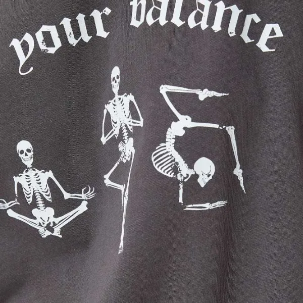 Tricou pentru femei Koton 4SAL10057IK 100% bumbac/ Anthracite photo 5