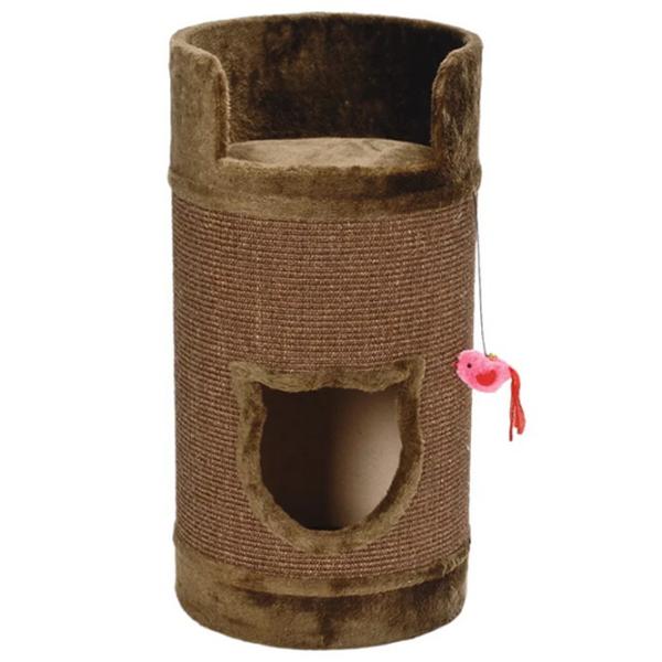 Когтеточка для кошек Beeztees Barrel Bruno Напольная/ Коричневый photo 1 Когтеточка для кошек Beeztees Barrel Bruno Напольная/ Коричневый photo 1
