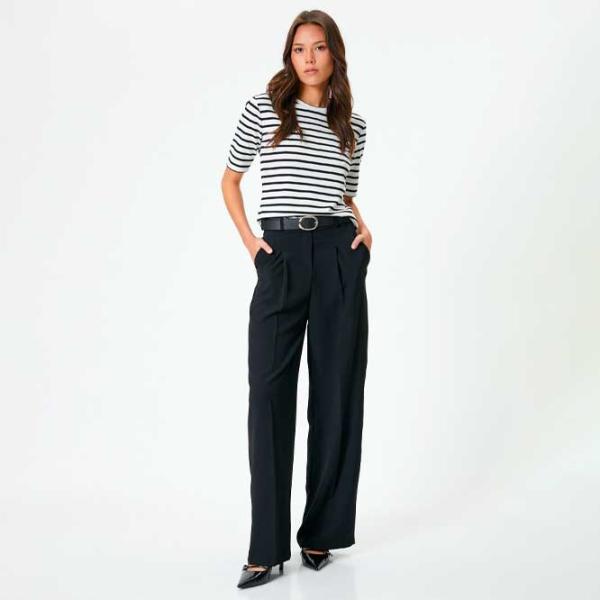 Футболка для женщин Koton 4SAK50018EK 33% вискоза/ Белый photo 3