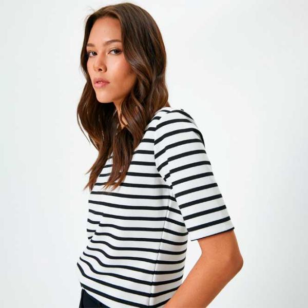 Tricou pentru femei Koton 4SAK50018EK 33% vâscoză/ White photo 2