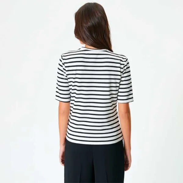 Tricou pentru femei Koton 4SAK50018EK 33% vâscoză/ White photo 4