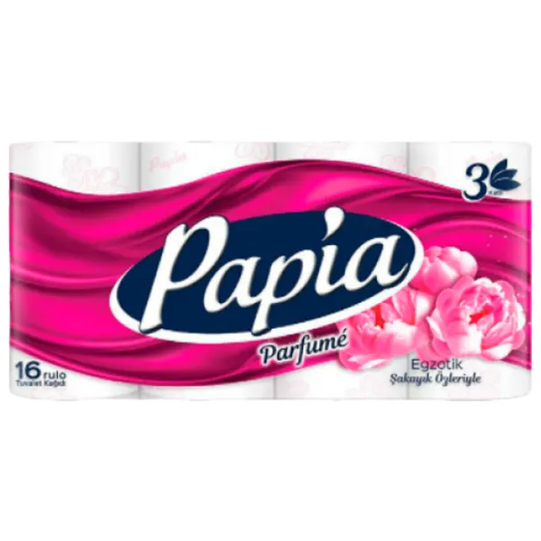 Туалетная бумага Papia Parfume Количество в наборе - 16/ Количество слоев - 3 photo 1 Туалетная бумага Papia Parfume Количество в наборе - 16/ Количество слоев - 3 photo 1