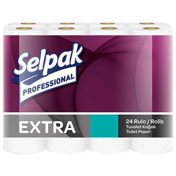 Hârtie igienică Selpak Professional Extra Cantitatea în set - 24/ Numărul de straturi - 2 photo 1 Hârtie igienică Selpak Professional Extra Cantitatea în set - 24/ Numărul de straturi - 2 photo 1