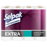 Туалетная бумага Selpak Professional Extra Количество в наборе - 24/ Количество слоев - 2