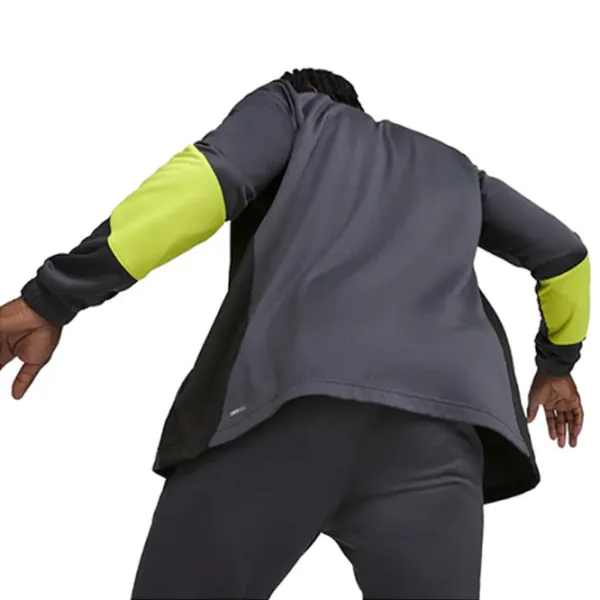 Jachetă sport pentru bărbați Puma PU65835205 L/ Gray-Electric Lime photo 2 Jachetă sport pentru bărbați Puma PU65835205 L/ Gray-Electric Lime photo 2